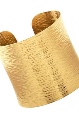Bracciale largo color oro