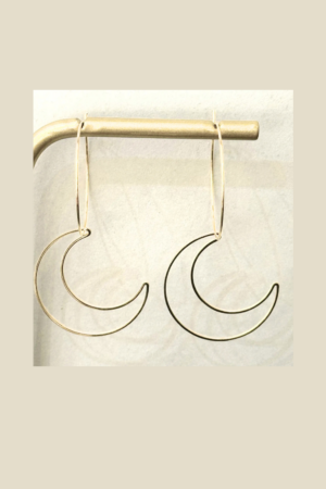 Orecchini a cerchio con le lune