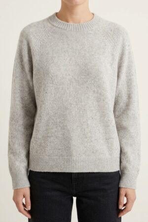 Girocollo grigio manica raglan taglia unica
